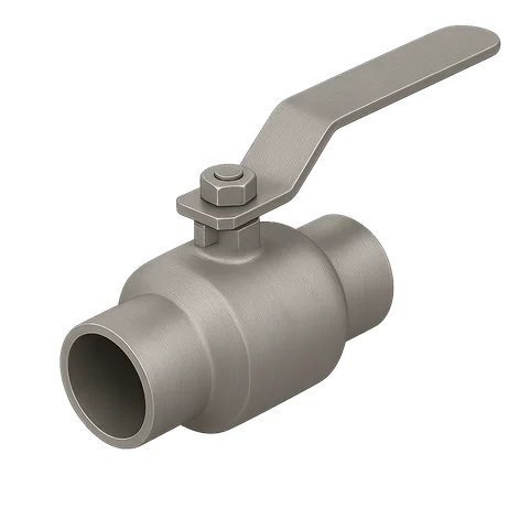 Титановый кран шаровой под приварку ДУ 80 РУ 25